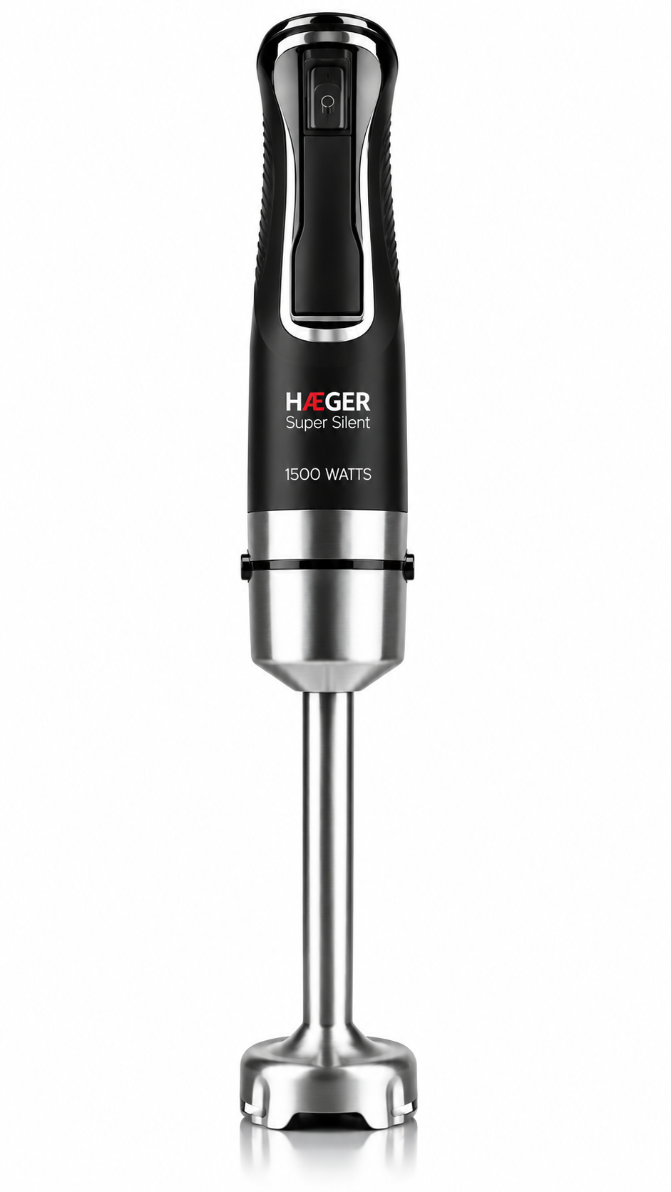 HAEGER Super Silent Ultra Twist 1500 hand blender β 1500W matte black stainless steel