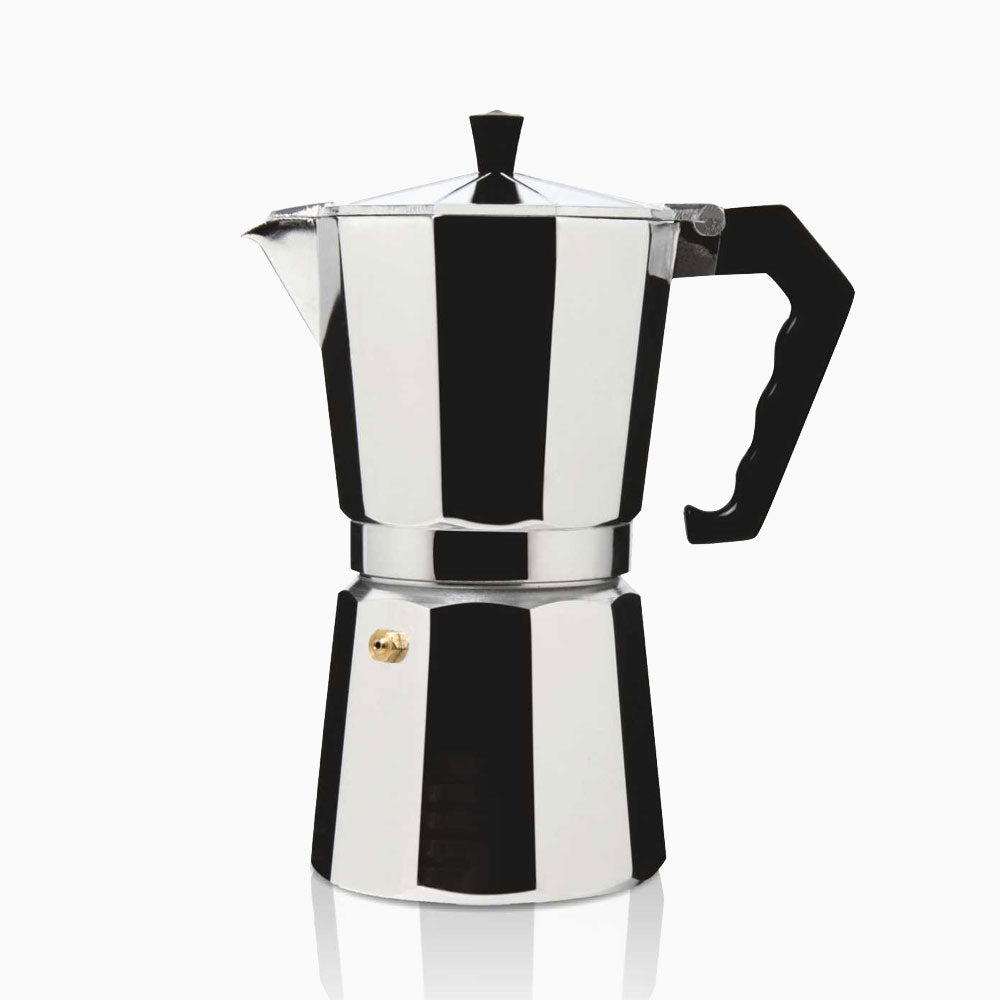 Moka Coffee Maker HAEGER MOKA POT 12 – Aluminum, 12 cups