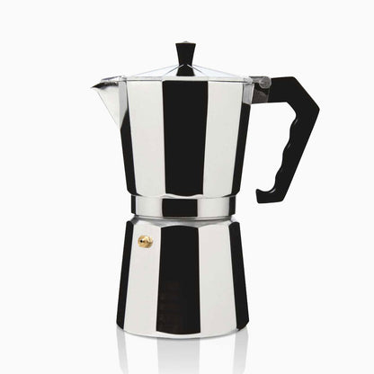 Moka Coffee Maker HAEGER MOKA POT 6 – Aluminum, 6 cups