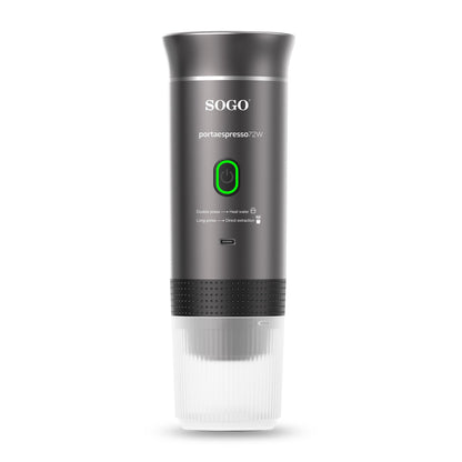 PORTABLE RECHARGEABLE COFFEE MAKER
