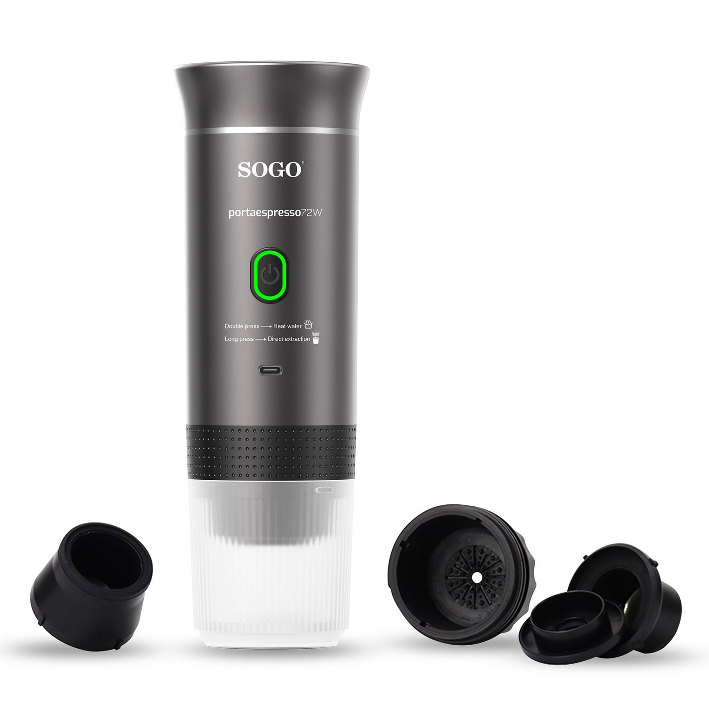 PORTABLE RECHARGEABLE COFFEE MAKER