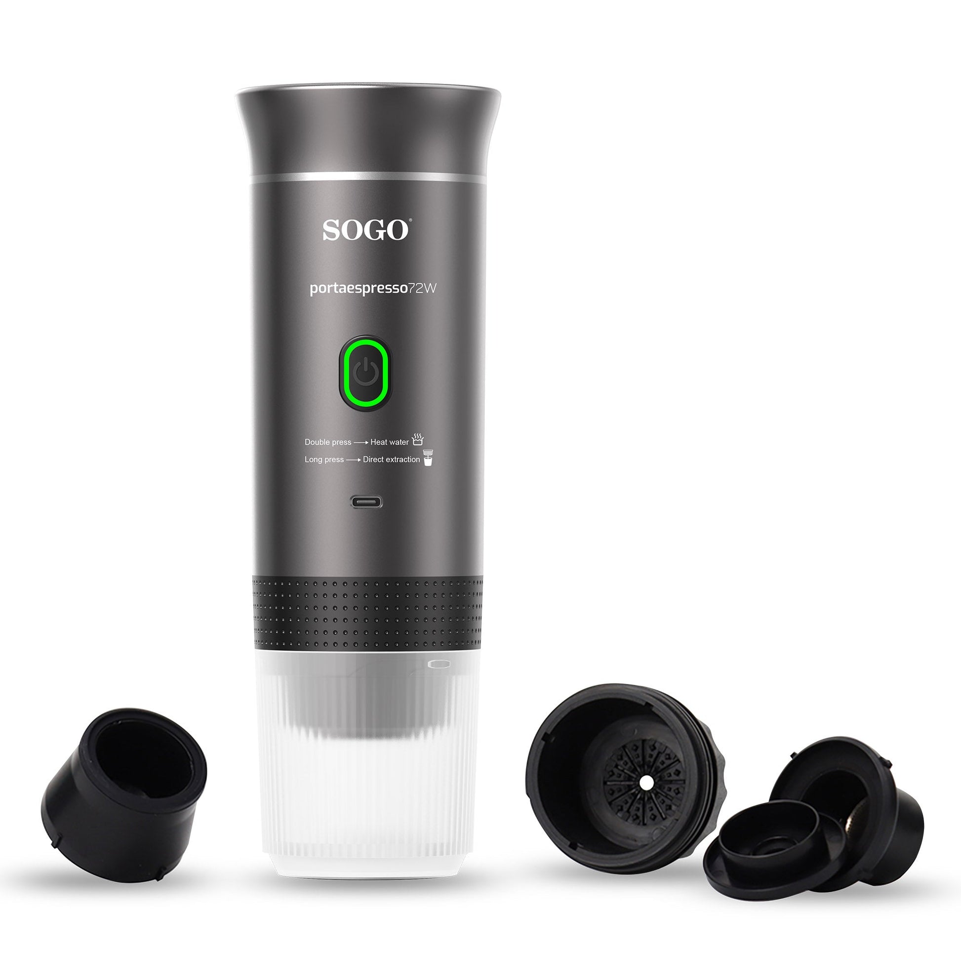PORTABLE RECHARGEABLE COFFEE MAKER