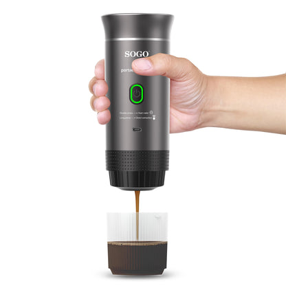 PORTABLE RECHARGEABLE COFFEE MAKER