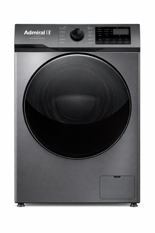 Admiral 12kg Front Load Washing Machine | 1400 RPM Inverter Motor | Energy Efficient Silver