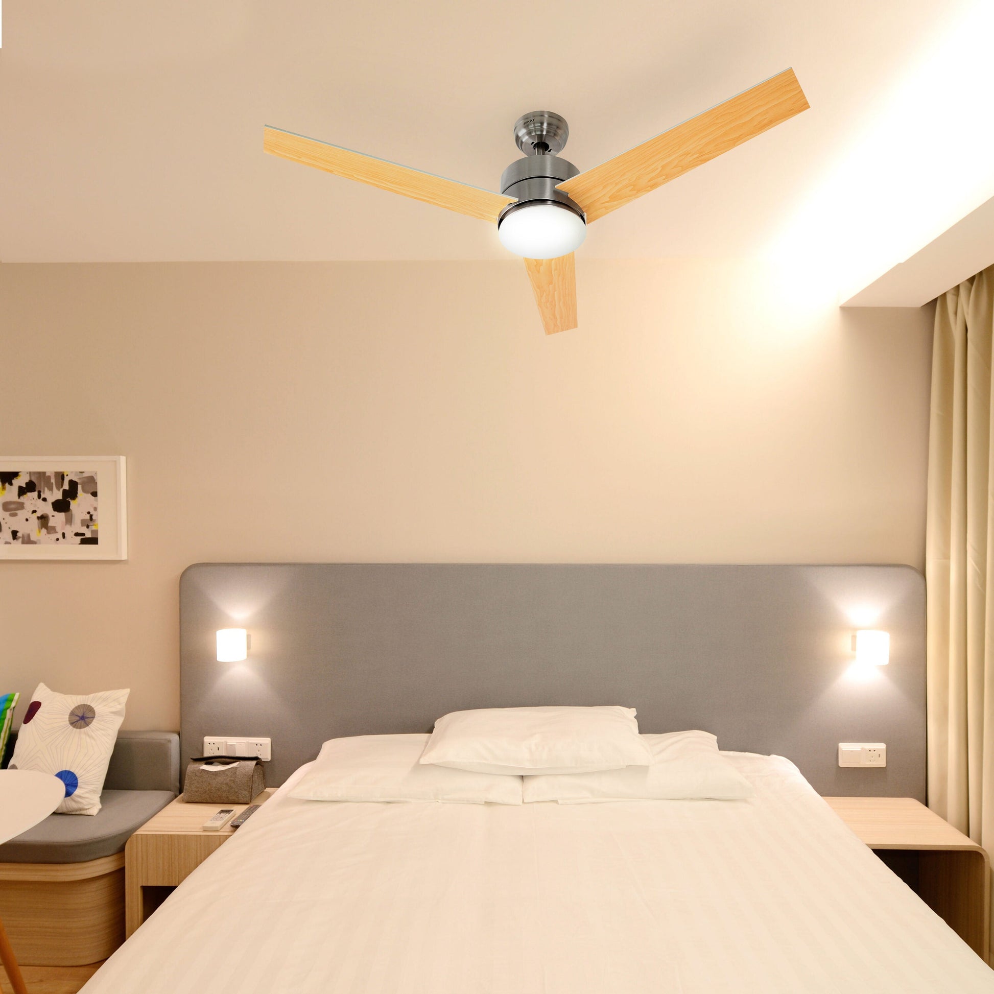 SOGO CEILING FAN WITH LIGHT 52″ 80W