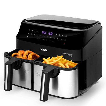 DOUBLE BASKET AIR FRYER DIGI FRYER DUO 1750W