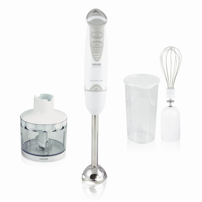 Hand Blender HAEGER DOCE PLUS – 400W, Accessories included