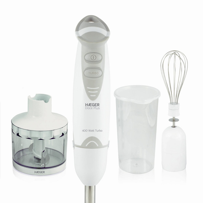 Hand Blender HAEGER DOCE PLUS – 400W, Accessories included