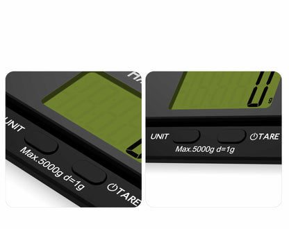 Dark Glass kitchen scale