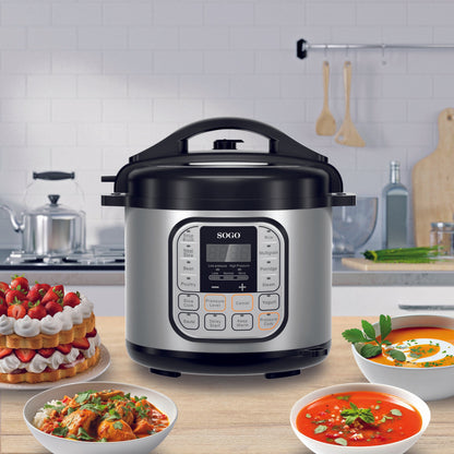 MULTIFUNCTION BASIC PRESSURE COOKER 6L1000W
