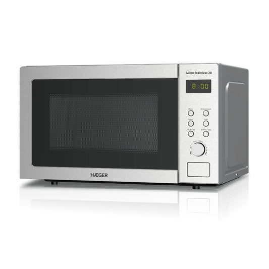 HAEGER Micro Stainless 28 Digital Microwave | 28L | 1200W | Grill Function