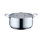Stainless Steel Pot HAEGER Inox Pot 24H – Diameter 24 cm, Stainless Steel