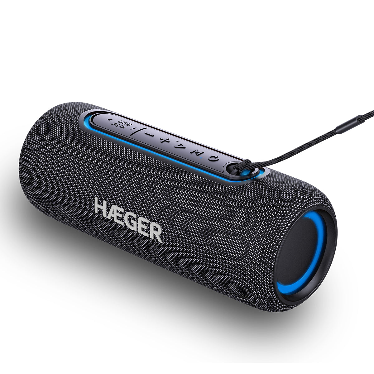 Portable Bluetooth Speaker HAEGER Light Boom – 3h Battery Life, IPX5