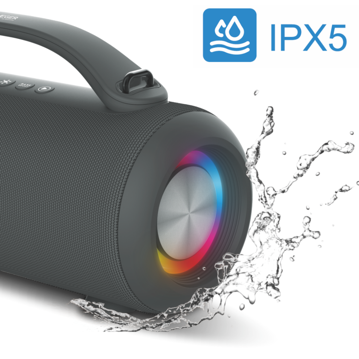 Portable Bluetooth Speaker HAEGER Super Boom – 24h Battery Life