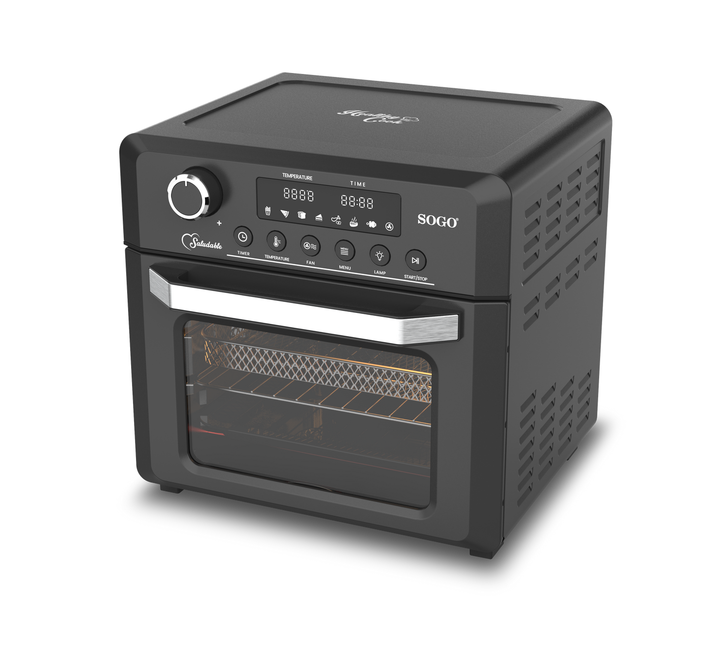 SOGO FRYER WITHOUT OIL W/OVEN 18L-1500W