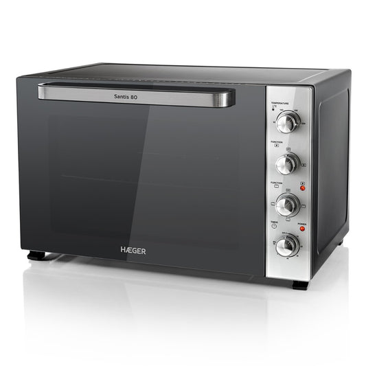 HAEGER Santis 60 Glass Electric Oven 60L | Glass Door | Convection | Multiple Functions